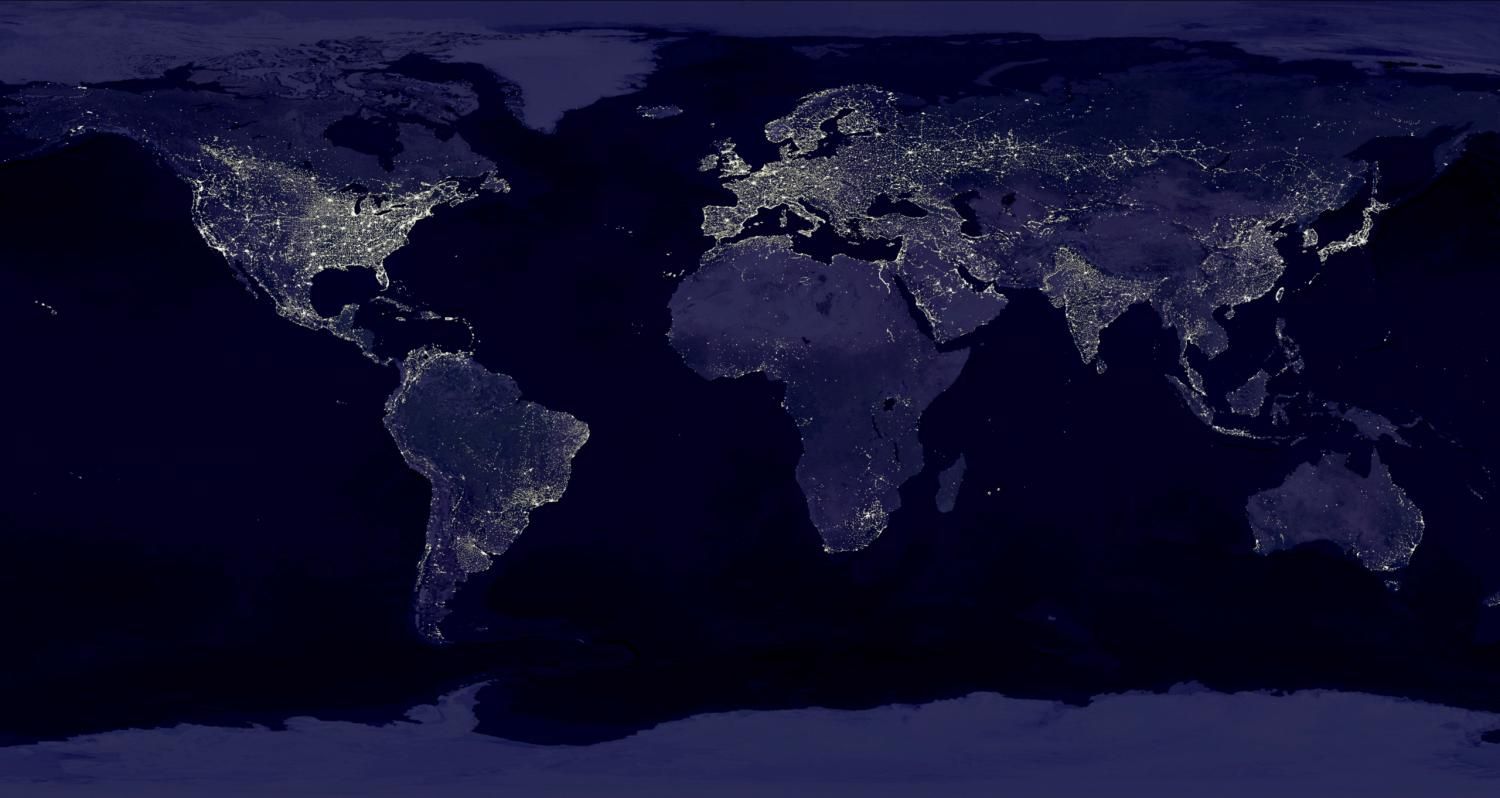 Lights throughout the world